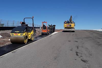 Auf der sogenannten «Kleine Kuppe» wird im Moment emsig gearbeitet