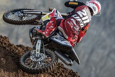 Nicholas Lapucci startete an diesem Wochenende mit der Viertakt-Fantic