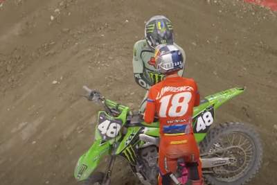 Jett Lawrence gewann das Rennen in Indianapolis vor Cameron McAdoo