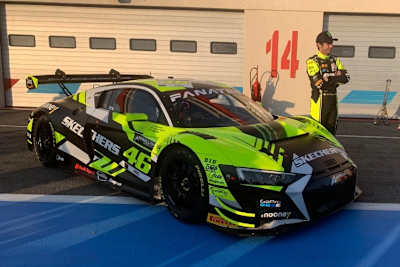 Valentino Rossi und der Audi R8 LMS GT3 evo II in Le Castellet