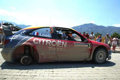 Der «Dreirad»-Citroën Xsara von Sébastien Loeb