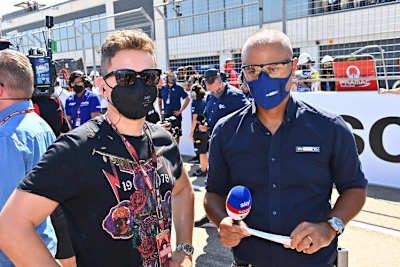 Jorge Lorenzo (links) beim Aragón-GP 2021