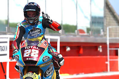 Sam Lowes in Misano nach der Pole-Position