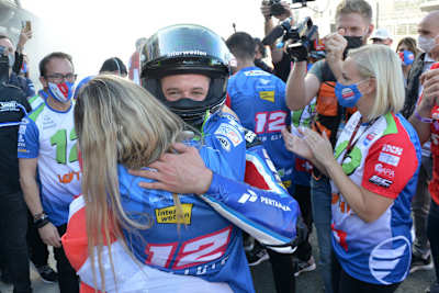 Emotionale Szenen zum Abschied von Tom Lüthi: Valencia 2021