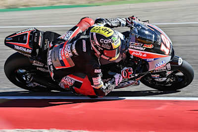 Tom Lüthi am Freitag in Aragón