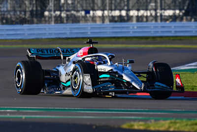 Lewis Hamilton im neuen Mercedes
