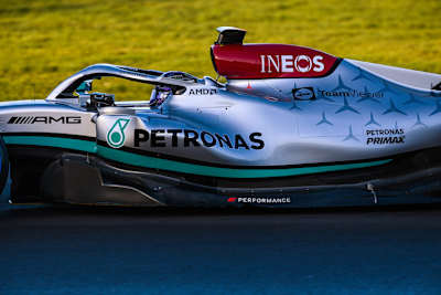 Lewis Hamilton im neuen Mercedes