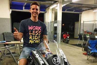 Bastien Mackels ist schon in Oschersleben angekommen