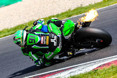 Mackels Kawasaki hat ordentlich Feuer