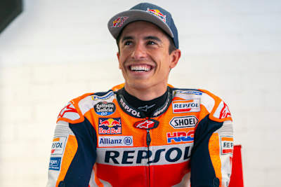 Zurück an den Rennstrecken: Marc Márquez scheint sich wohl zu fühlen