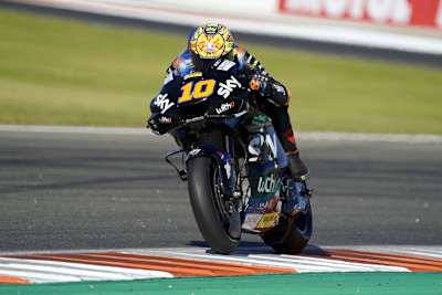 Luca Marini mit Rossi-Helm