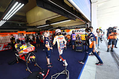 Wann marschiert Marc Márquez wieder in die Honda-Box?