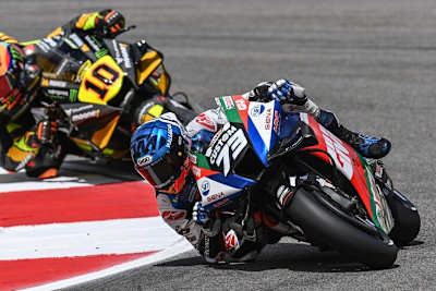 Alex Márquez mit Luca Marini im Schlepptau