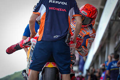 Marc Márquez beim Grand Prix auf dem Mandalika Circuit