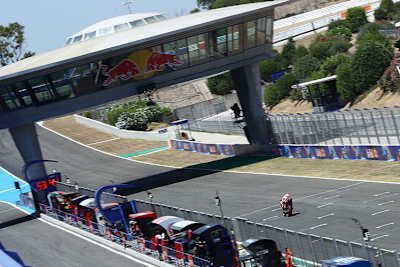 Marc Márquez in Jerez auf dem Weg zur Bestzeit