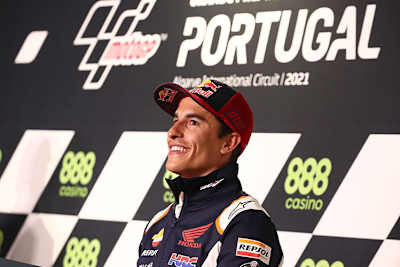 Marc Márquez gestern in Portugal: Fragen über Fragen
