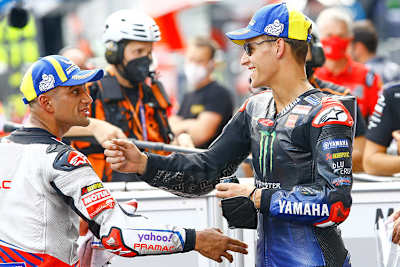 Polesitter Jorge Martin (links) mit Fabio Quartararo