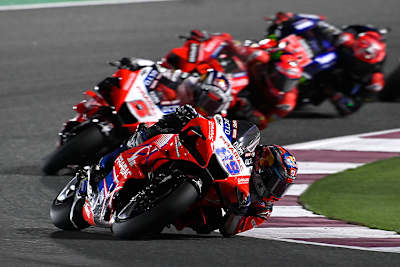 Spannende Fights: Jorge Martin vor Zarco (5), Bagnaia und Sieger Quartararo