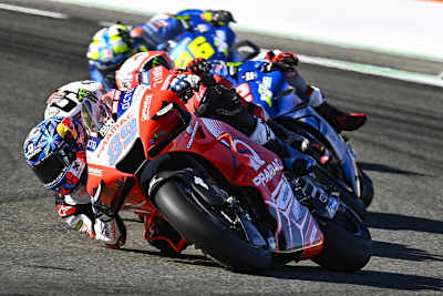 Die MotoGP-Asse um Martin, Bagnaia, Rins, Mir und Quartararo sollen künftig auf nachhaltige Weise unterhalten