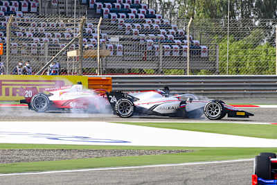 Nikita Mazepin gegen Mick Schumacher 2020 in der Formel 2