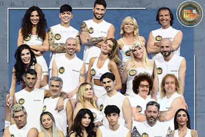 Die 22 Teilnehmer: Zweite Reihe von oben, Zweiter von links: Marco Melandri