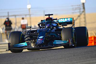 Lewis Hamilton im Mercedes W12