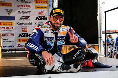 Jonas Folger nach getaner Arbeit