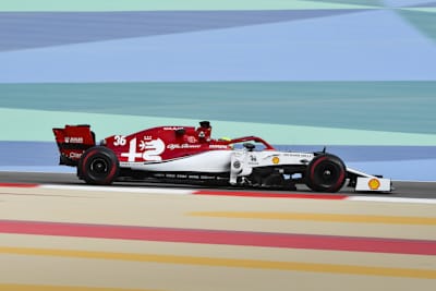 Mick Schumacher 2019 in Bahrain im Alfa Romeo