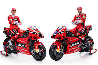 Das Ducati Lenovo Team 2021: Pecco Bagnaia und Jack Miller 
