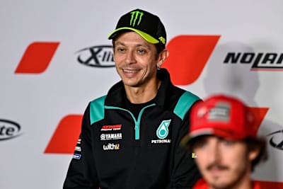 Valentino Rossi am Donnerstag in der Pressekonferenz