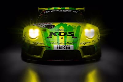 Der Grello genannte Porsche 911 GT3 R von Manthey-Racing