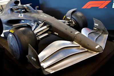 Ein Windkanalmodell für die Autos der Generation 2022