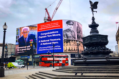 «Captain Tom» wurde in England zu einem Phänomen