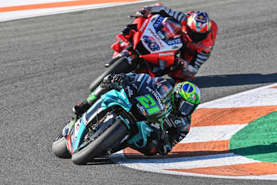 Franco Morbidelli hatte seine liebe Mühe, um Jack Miller hinter sich zu halten