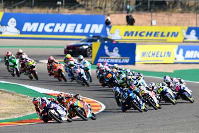 Das Moto3-Feld in Aragón: 28 Sünder sind dabei
