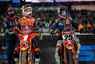 Webb und Musquin in Anaheim