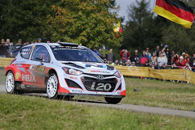 Thierry Neuville bei seinem ersten Sieg 2014 in Deutschland