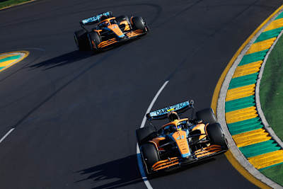 Lando Norris und Daniel Ricciardo hinterliessen in Melbourne einen soliden Eindruck