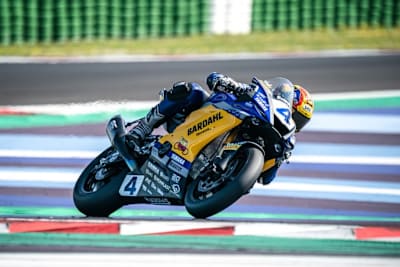 Steven Odendaal hatte in Misano seinen ersten Test mit Evan Bros Yamaha