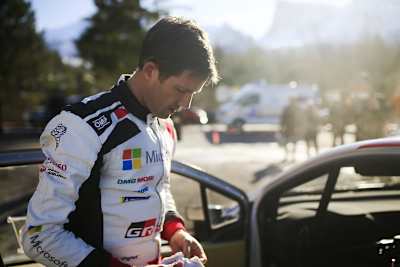 Sebastien Ogier wieder im Auto