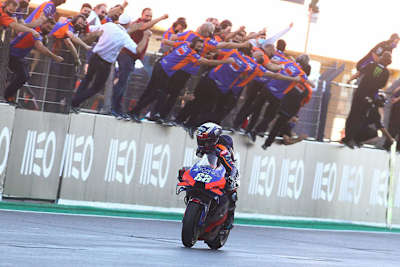 Triumph in Portugal: Miguel Oliveira ließ das Red Bull-KTM-Tech3-Team jubeln