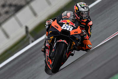 Im Regen fühlt sich Oliveira offensichtlich wohl