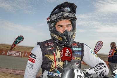 Pablo Quintanilla freute sich über die Zielankunft nach über 7000 km in Jeddah