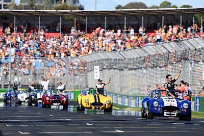 Fahrerparade in Melbourne 2022