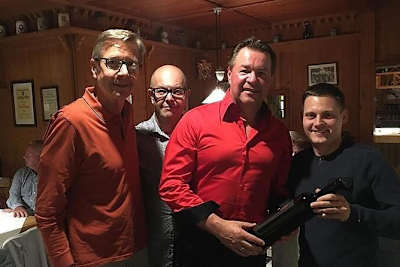 Golfer: Jörg Pattermann, Sigi Schwarz, Christoph Dirtl und Simon Wagner (v. li.)