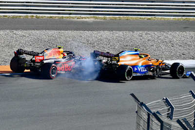 Lando Norris drängte Sergio Pérez von der Bahn