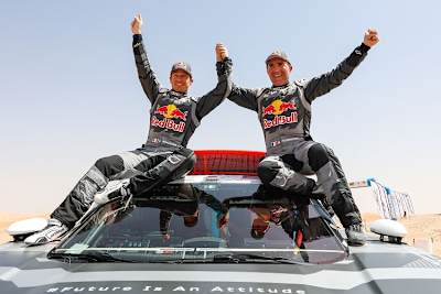 Eduard Bouilanger und Stéphane Peterhansel