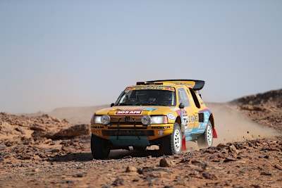 Philippe Jacquot im ex-Vatanen-Peugeot 205 T16
