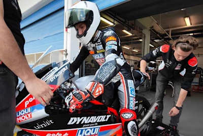 Phillip Tonn auf seiner Moto3-KTM vom Liqui Moly Intact JuniorGP Team