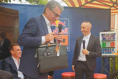 In Rom: Pit Beirer, Stefan Pierer und Tony Cairoli